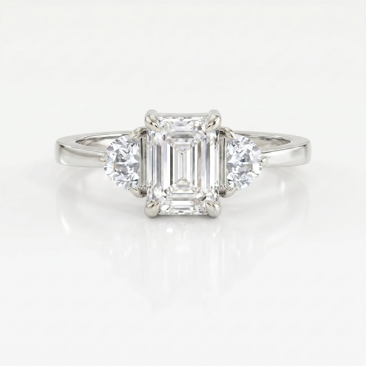 Legacy Line Emerald Ring, view 3