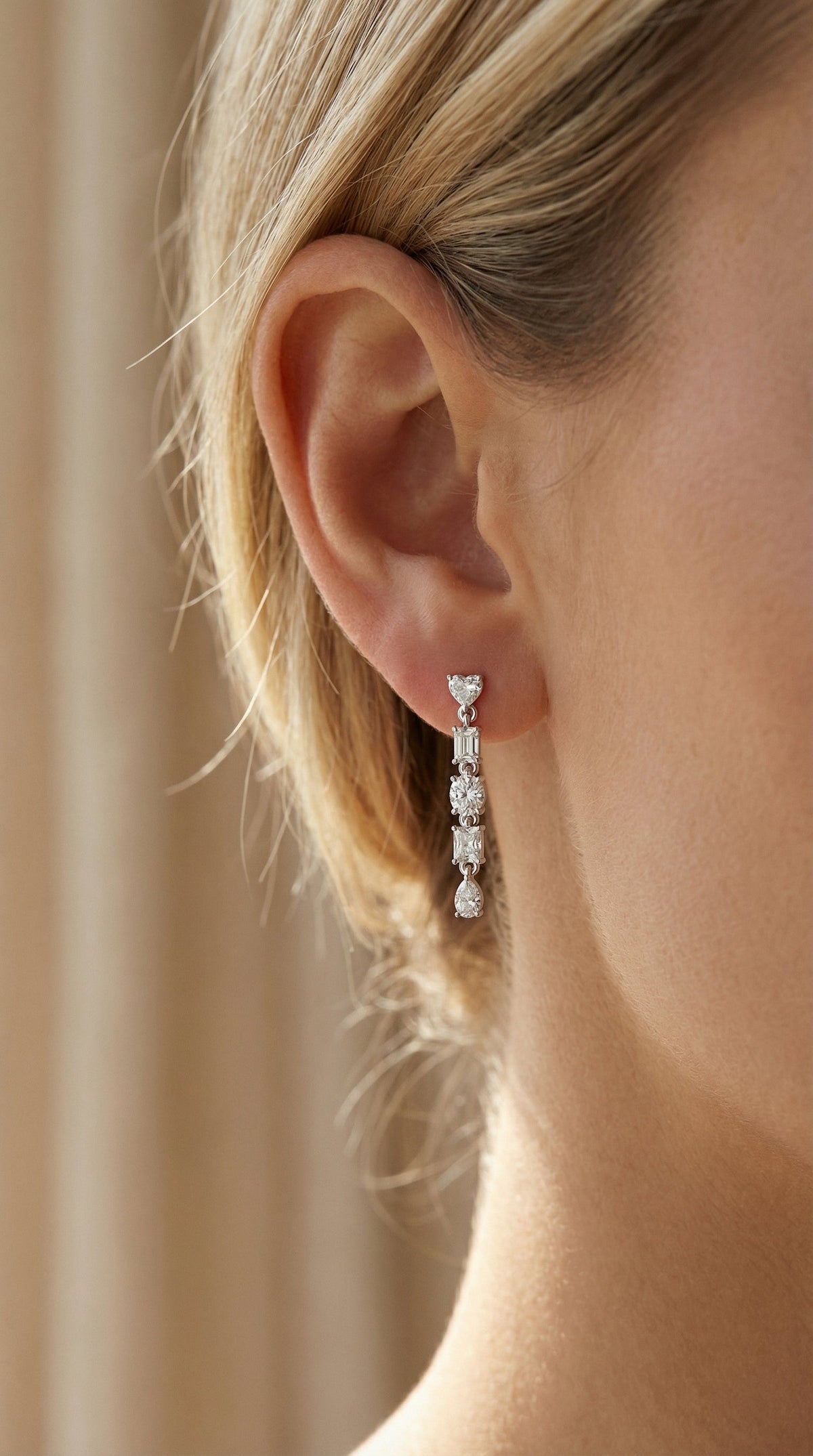 Elegant Multi Drop And Dangle Earring, view 2