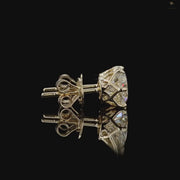 Classic 6 Prong Round Brilliant Diamond Stud Earrings, product video