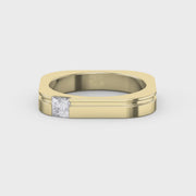 Square Ring for Men Masculine Brilliance Diamond, product video