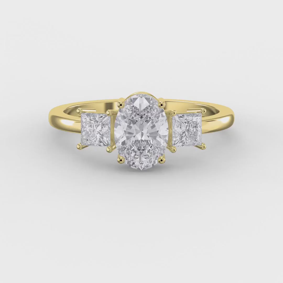 The Sovereign Oval Trinity Ring, product video