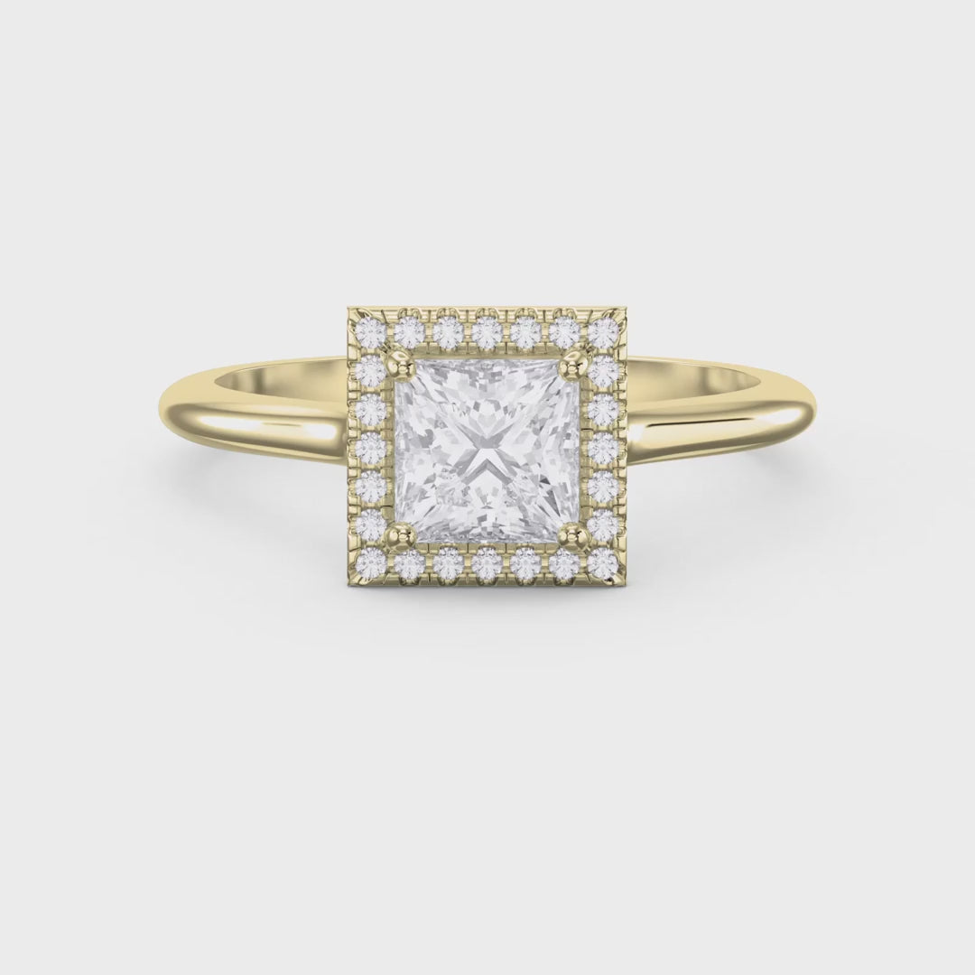 Crown Line Princess Ring, product video