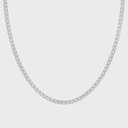 Experience Timeless Sparkle Round Diamond Tennis Necklace, product video