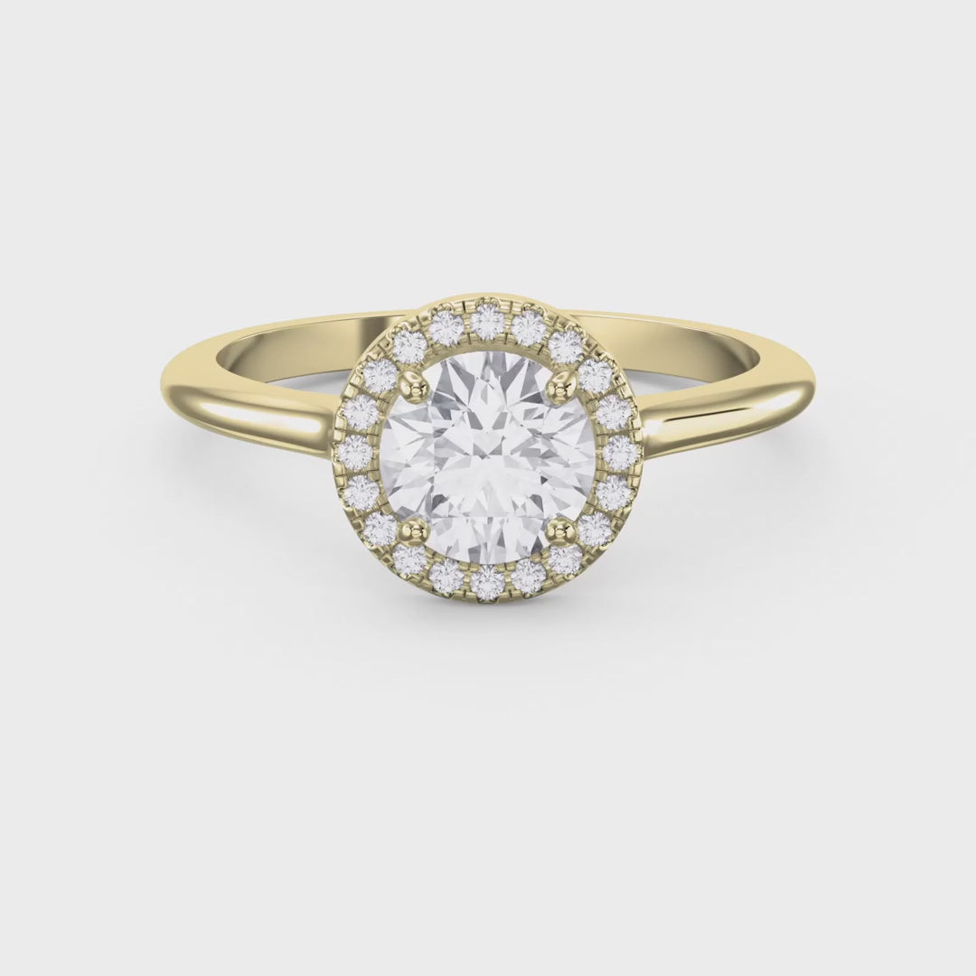 Eternal Aura Round Ring, product video