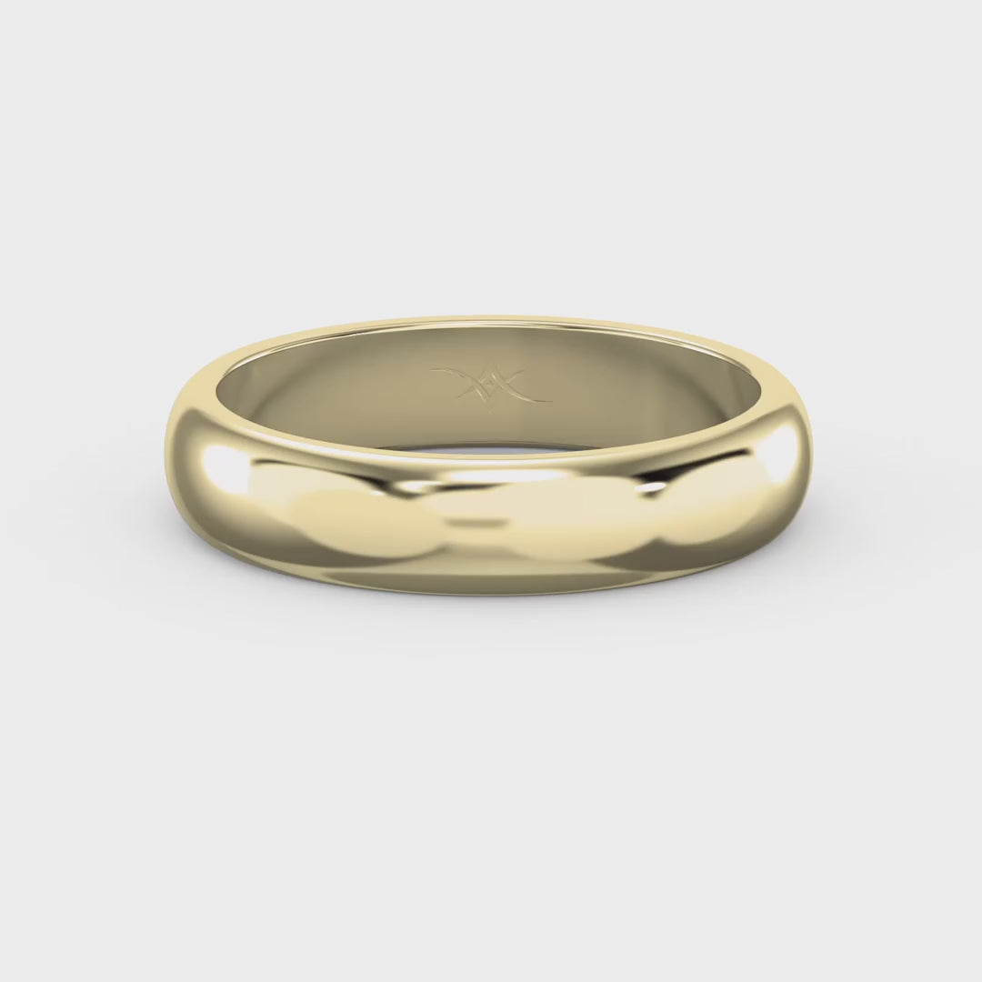 Soulmate Classic Wedding Metal Ring, product video