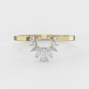 Gracefully Crafted Marquise and Baguette Diamond Ring, product video