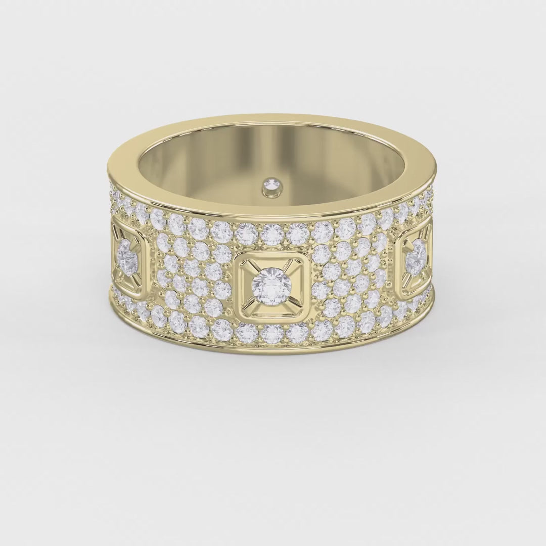 Timeless Round Brilliant Cut Diamond Band, product video