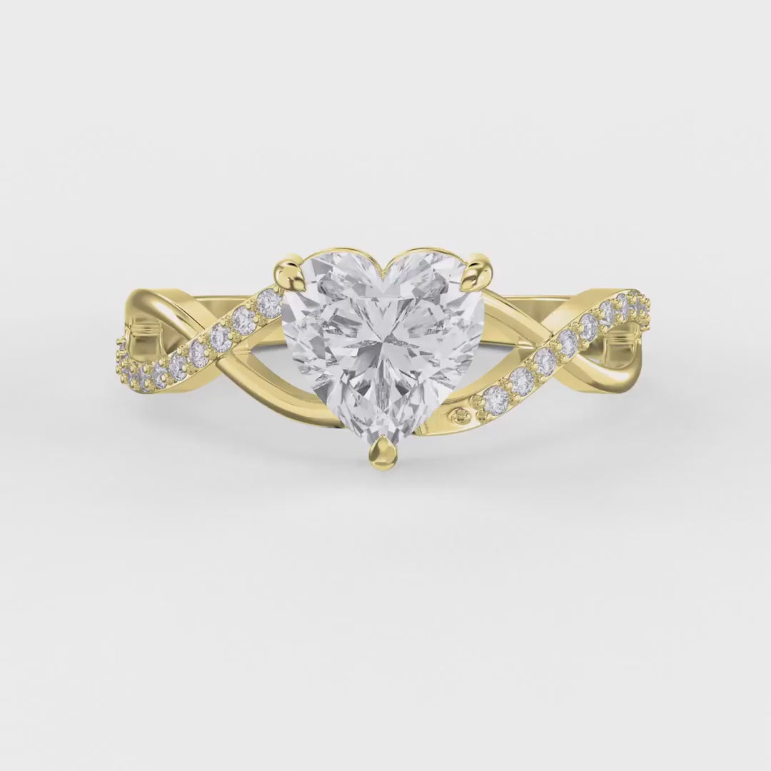 Eternal Embrace Heart Ring, product video