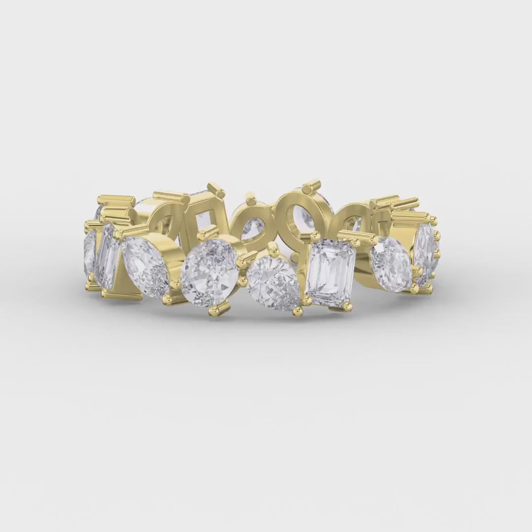 Signature Mixed Cut Diamond Ring, product video