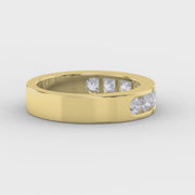 Channel Set Round Diamond Half Ring, product video