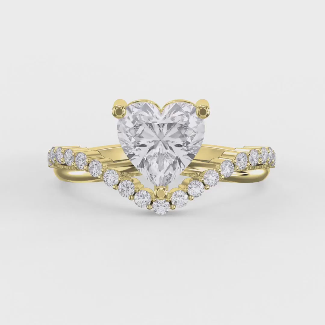 Vow Point Heart Ring, product video