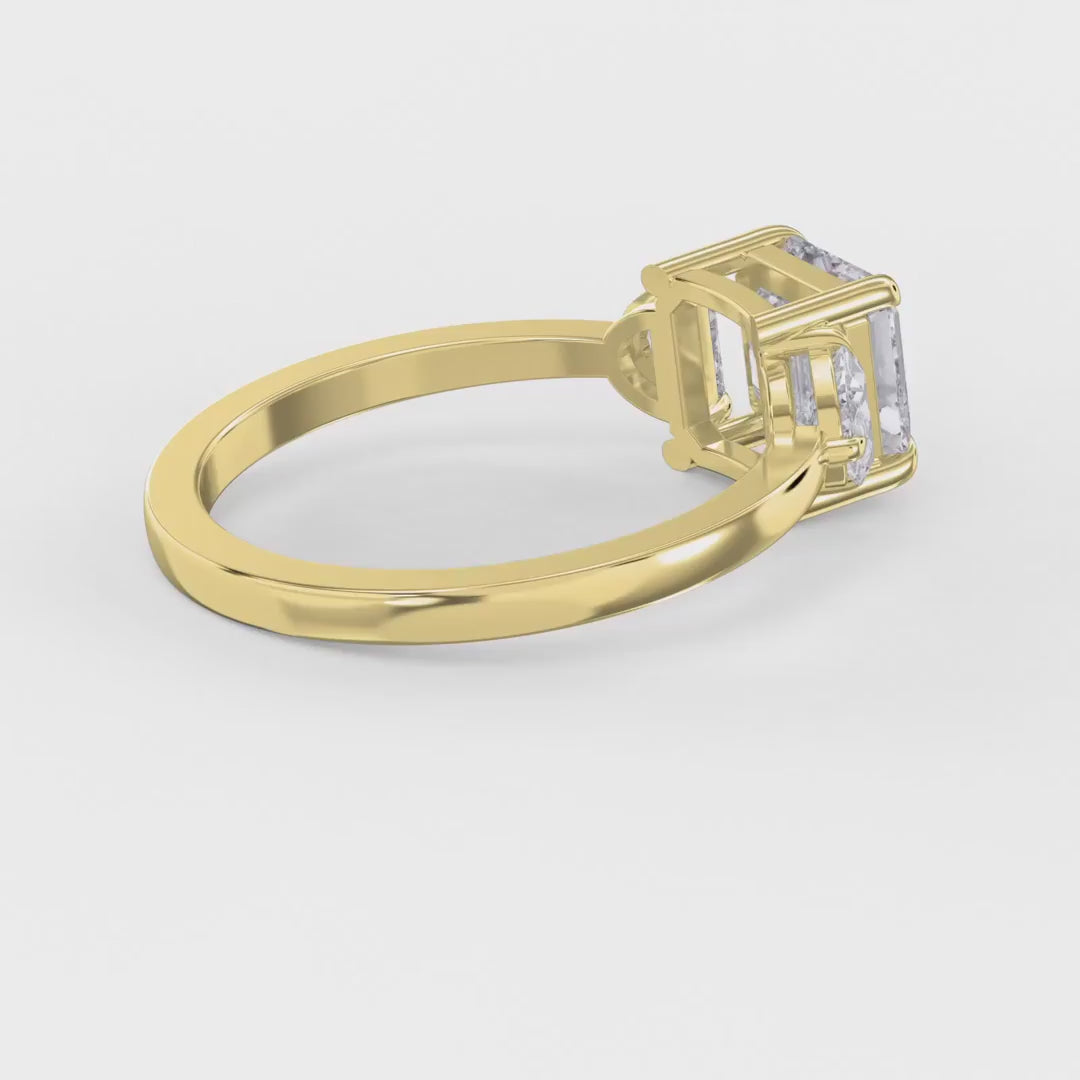 Regalia Steps Asscher Ring, product video