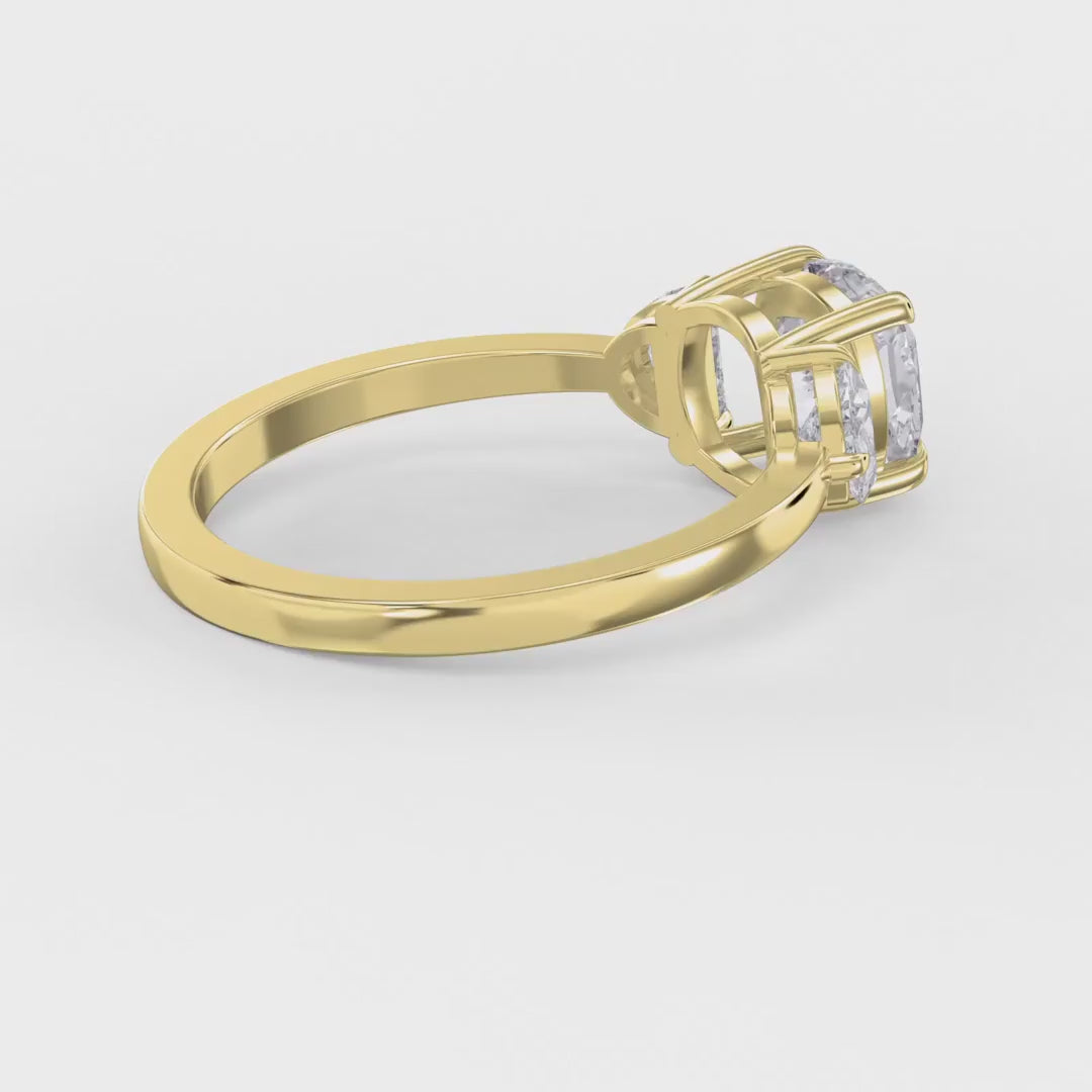 Velvet Embrace Cushion Ring, product video
