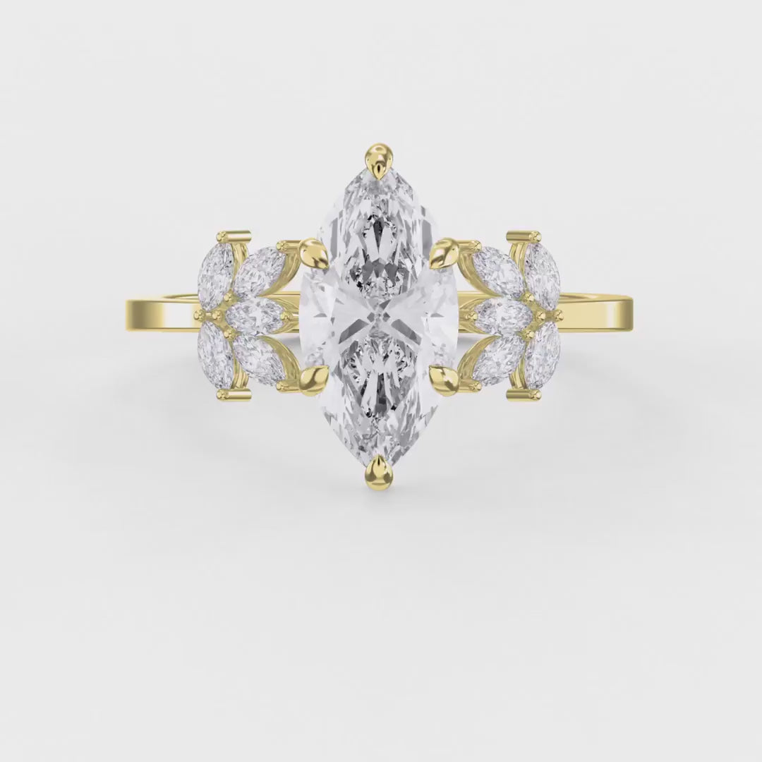 Petal Elan Marquise Ring, product video