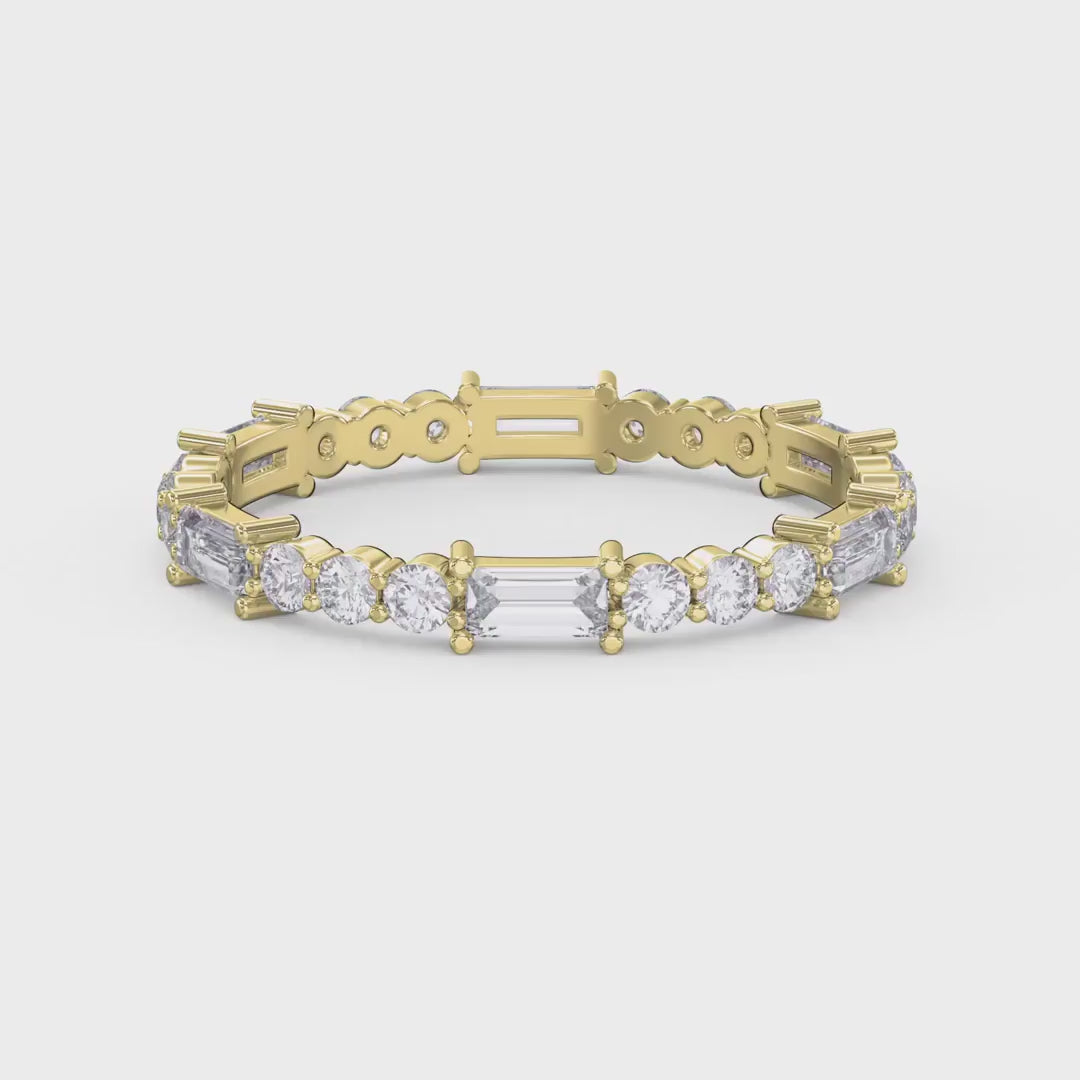 Eternal Geometry Mix Cut Diamond Ring, product video