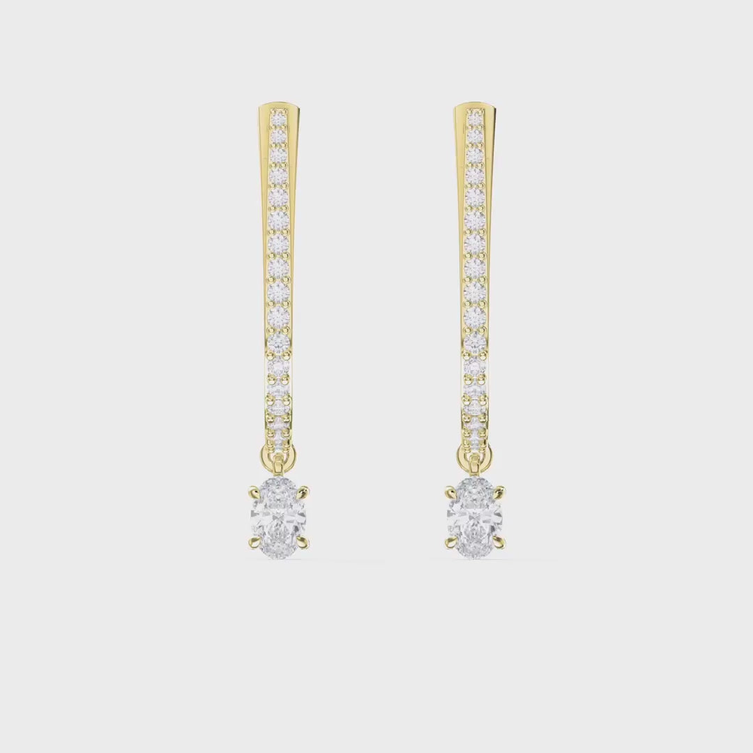 Hoops Diamond Pave Solitaire, product video