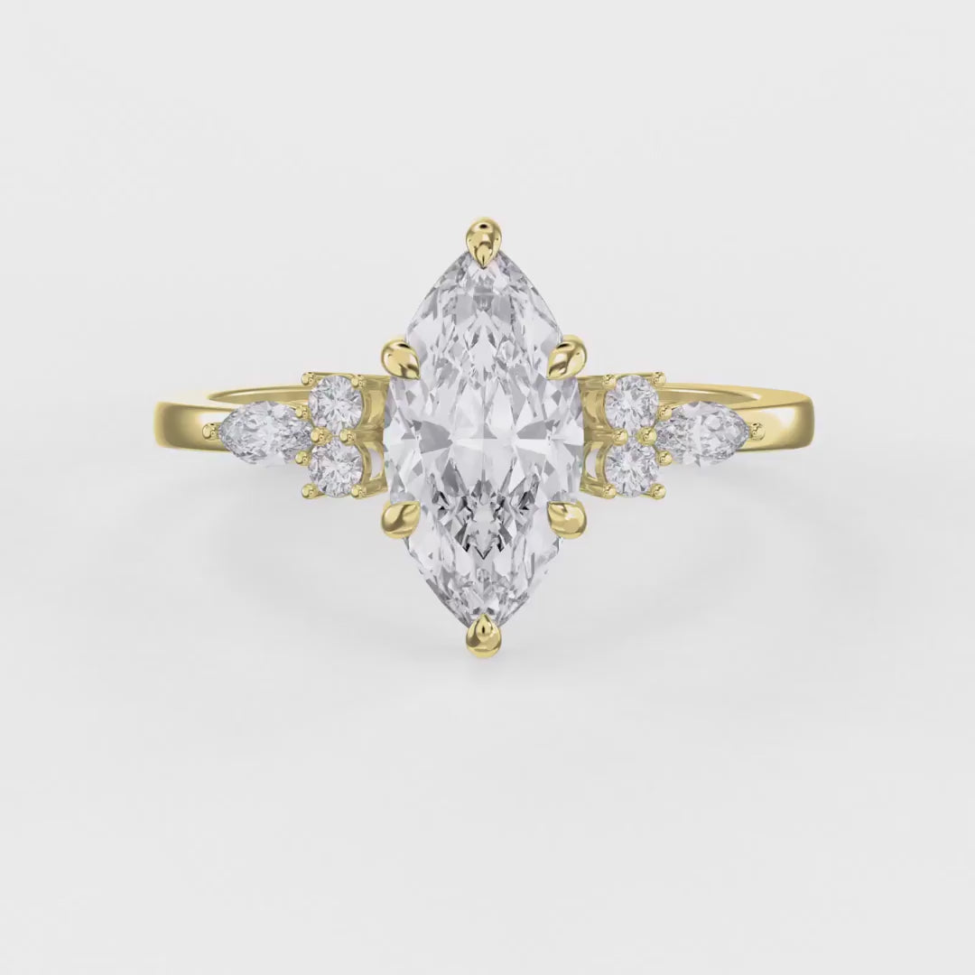 Noble Arc Marquise Ring, product video