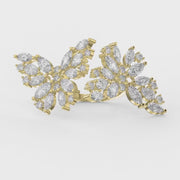 Double Floral Statement Cocktail Butterfly Ring, product video