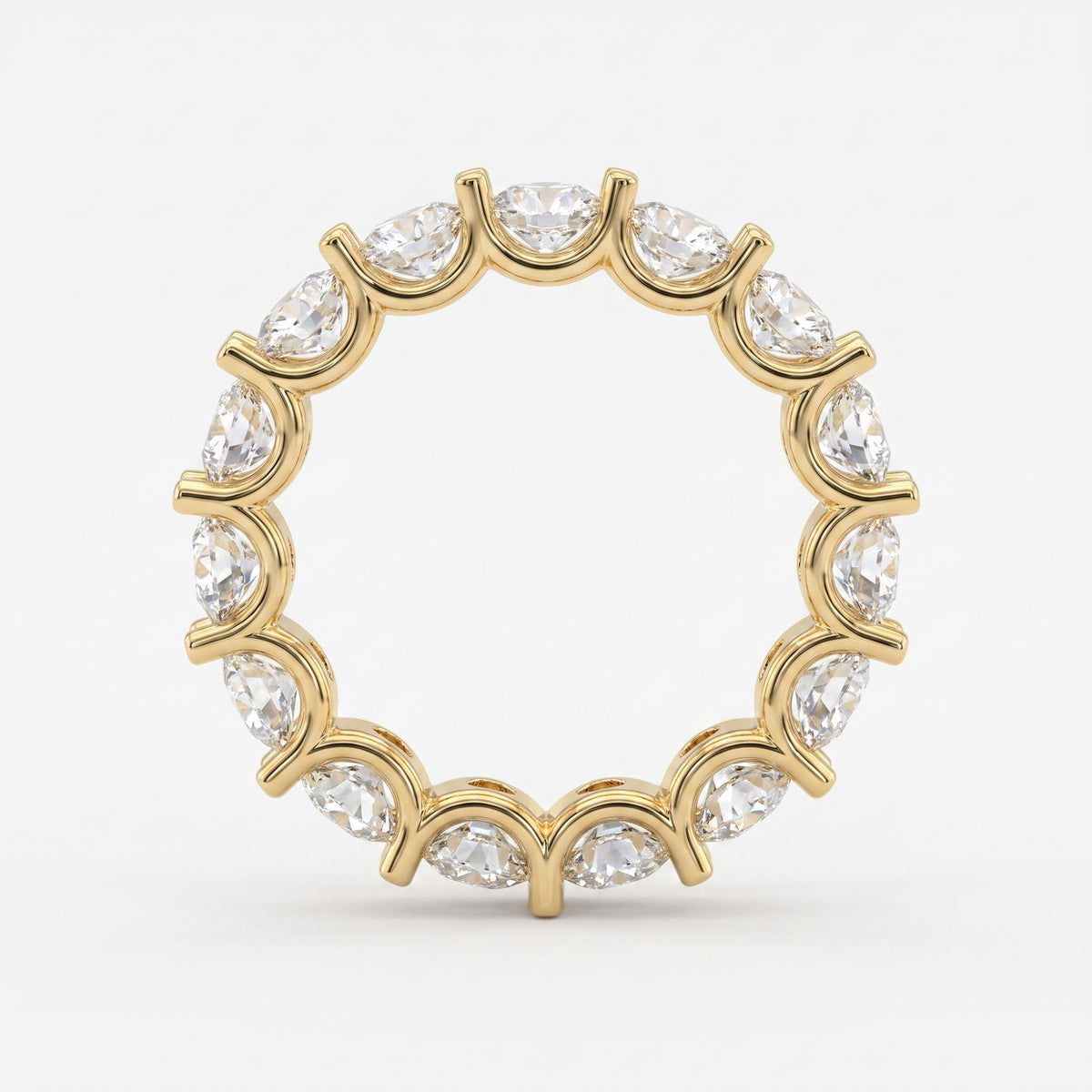 Round Brilliant Lab Diamond Eternity Ring, view 5