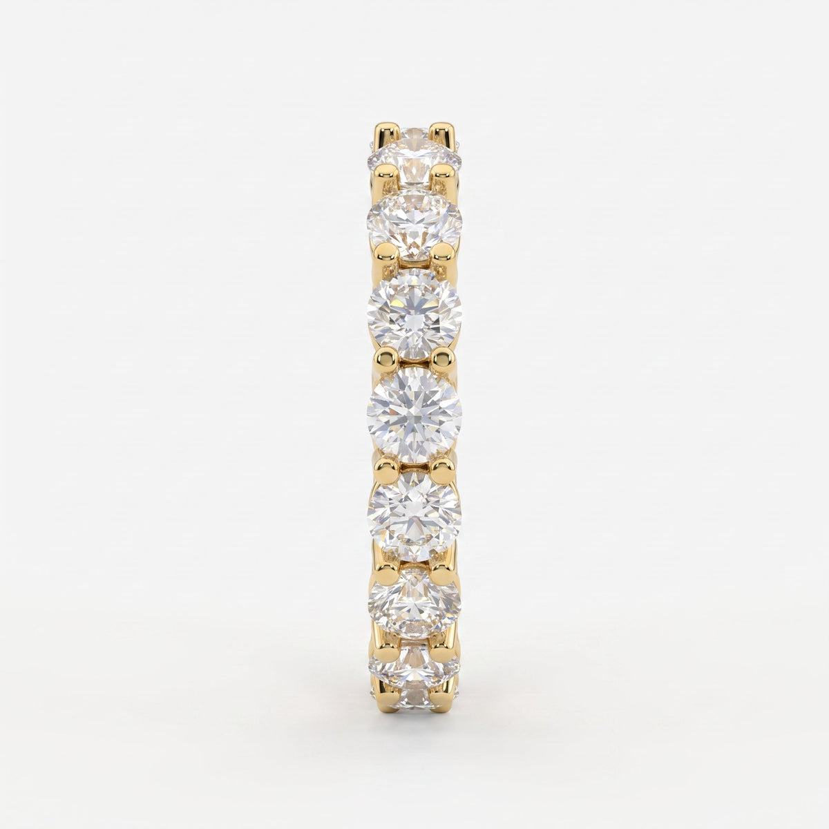Round Brilliant Lab Diamond Eternity Ring, view 4